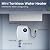 Tankless Water Heater Electric 110V Under Sink Small Hot Water Heater Instant On Demand for Kitchen Bathroom 3000W (White)