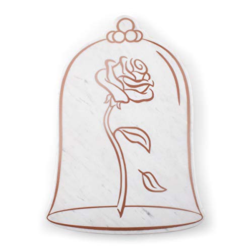 Picnic Time Disney Princess Beauty & The Beast Marble Serving Stone