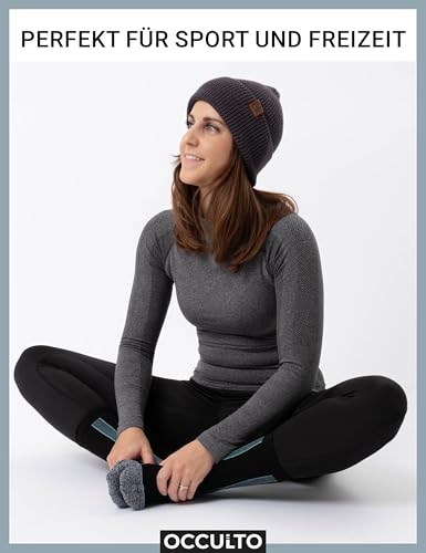 Foto von Occulto Damen Wandersocken 2er Pack (Modell: Gerlinde) Türkis-Grau 39-42