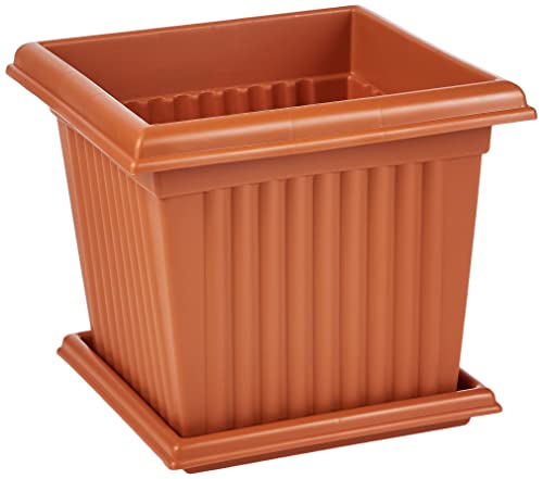 Cosmoplast 10L Square Planter with Tray