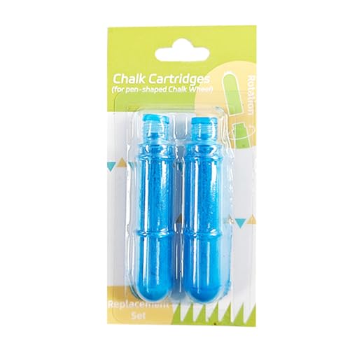 Itkcozcg Rueda de tiza en forma de bolígrafo, tela borrable, tiza a medida, costura, marcador de tiza de tela, herramienta de manualidades para cuero