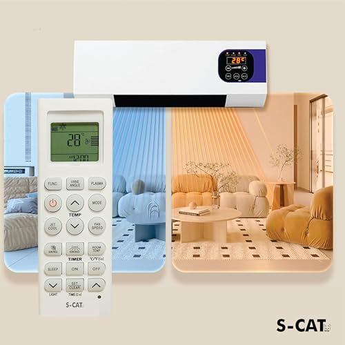 Image of S-CAT Compatible with LG AC Remote AKB73315616 Model 36L (No Backlight) with Plasma Function Suitable for 1 1.5 2 Ton Spilt /Window AC (Match Old Remote Exactly, Contact Customer Care for Order)