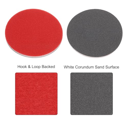 Éponge de ponçage grain 1000 pour ponceuse orbitale de 10,2 cm