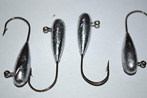 Experience Real Fishing 3/8 Tube jig Heads 3/0 Eagle Claw Hooks 25pk Bass