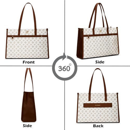 Image of Lavie Signature Women's Kentucky Colourblock Tote Laptop Bag | Tote Laptop Bag for Work | Ladies Purse | Stylish Shoulder Bag | Gift for Women