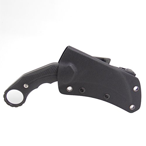 Masalong Pterosaurs Outdoor Camping Portable Defender Fixed Claw Knife Karambit (Black) #TOP4