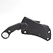 MASALONG Pterosaurs Outdoor Camping Portable Defender Fixed Claw Knife karambit (Black)
