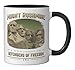 Mount Rushmore Defenders of Freedom South Dakota USA Ceramic Mug, Black/White