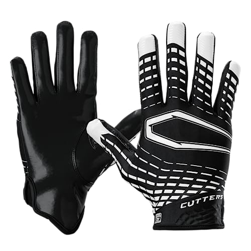 Cutters Football Wide Receiver Gloves. Rev 5.0...