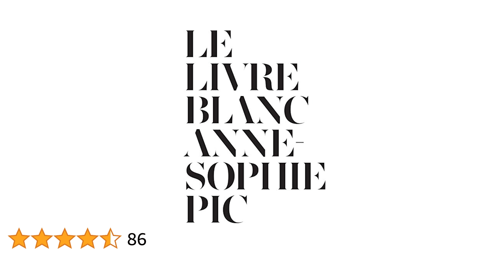 LE LIVRE BLANC ANNE-SOPHIE PIC ピック　フランス語 LE LIVRE BLANC ANNE-SOPHIE PIC ピック フランス語 LE LIVRE