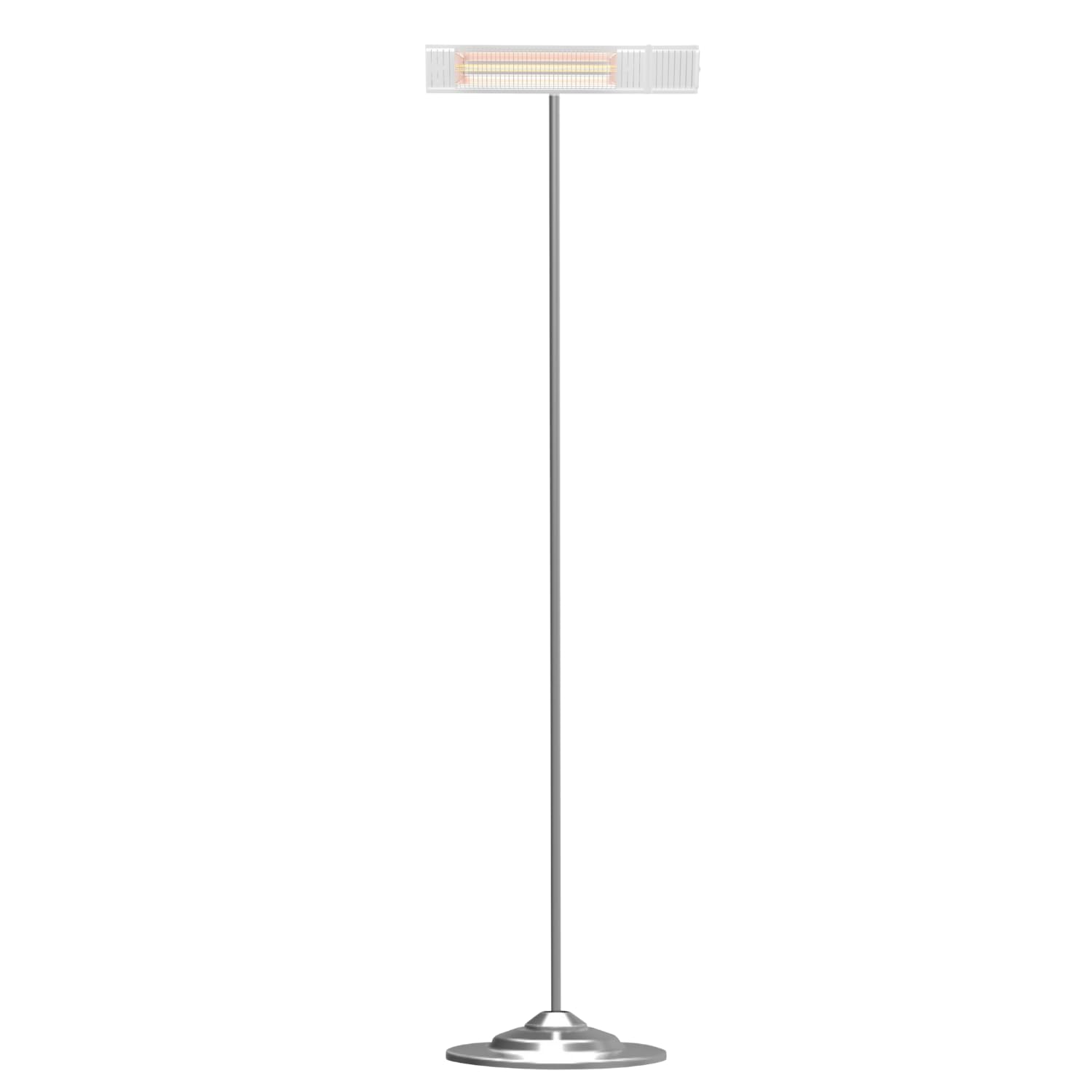 HOME It® Bodenständer für Terrassenheizer – Höhenverstellbar 52–188,5 cm – Für Wandmontage-Modelle 58628–58636 – Robustes Stahlrohr – Outdoor