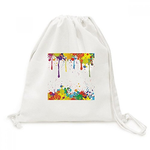 Sac en toile Graffiti coloré avec fermeture cordon pratique