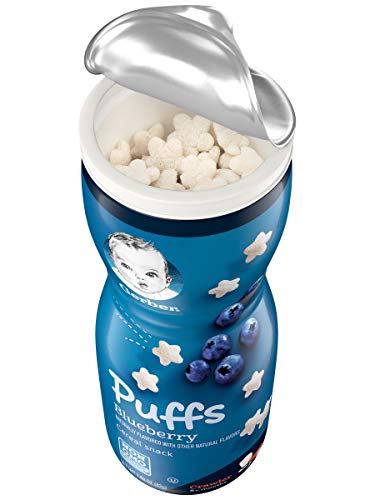 Gerber Graduates Puffs Cereal Snack, Assorted Flavors, 1.48 Ounce, 6 Count