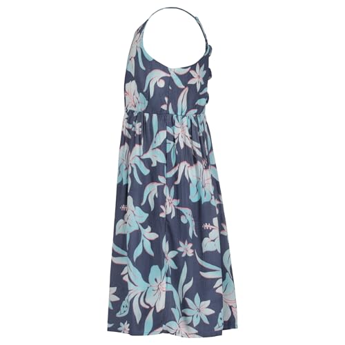 Image of Roxy Girls' Island Cove Sleeveless Dress, Summer Fit & Flare Silhouette