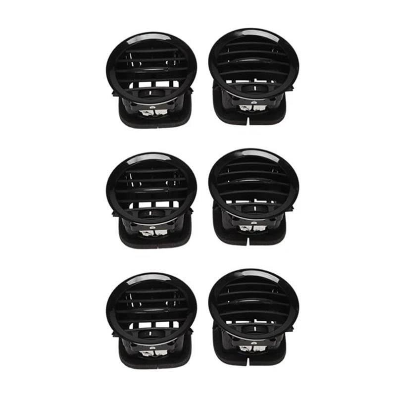 Rejilla de ventilación de aire acondicionado para Vauxhall Opel Corsa D MK3 y Adam, 6 unidades