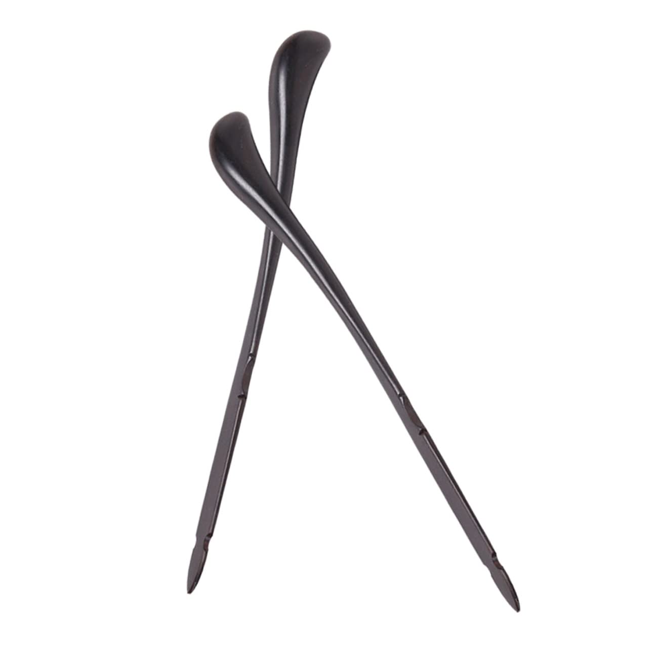 Mazos Musicales para Dulcémele de Madera Negra, 1 Par