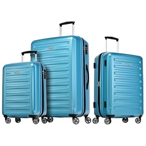 Probeetle by Eminent Turkusowy Zestaw Walizek Voyager IX