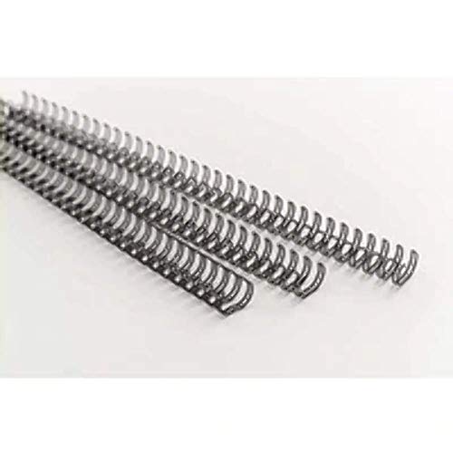 GBC Dorsi metallici 34 anelli 12.5mm 100pz - Nero