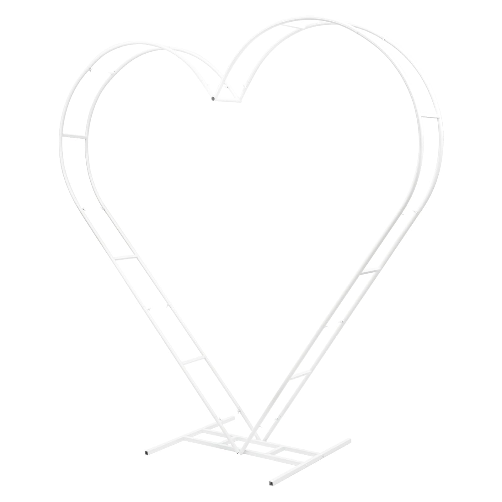 Herz Hochzeitsbogen Blumen Freistehend Hochzeitbogen Metall Ballon Halter Bogen Stand Hochzeit Dekor Arch,Fancy Dekorativ,Tragfähigkeit von etwa 22,05 Pfund,für Fotografie, Hochzeiten, Geburtstagsfeie