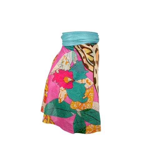 Saída de Praia Canga Saia Curta Floral Onça Verão Piscina Feminina