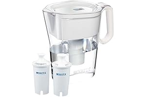 Brita 10 Cup Water Pitcher Plus 2 Advance Filters Clear