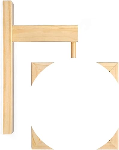 Miniatura 2 de Reloj de pared de doble cara de madera, moderno, minimalista, para sala de estar, hogar, creativo, de dos caras, cuadrado silencioso europeo