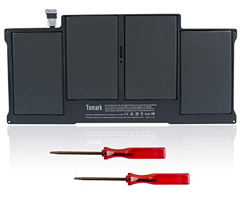 Temark A1377 A1405 A1496 Replacement Laptop Battery Compatible with MacBook Air 13 inch A1377 A1369(Late 2010 Mid 2011) A1466 (Mid 2012 Mid 2013 Early 2014) fit 661-5731 MC503 MC504