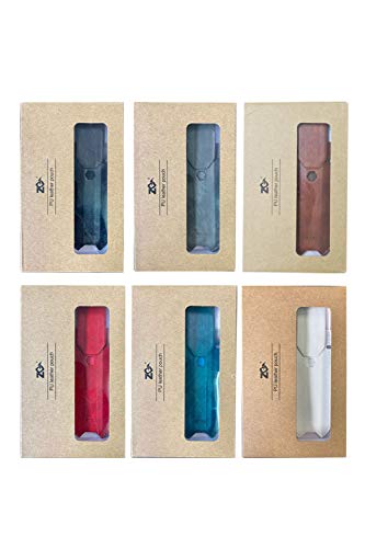 ZQ Xtal Pod レザー ポーチ ストラップ 付き 電子タバコ VAPE ベイプ ケース (③ Brown)