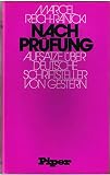 wolfgang koeppen - aufsätze und reden - Marcel Reich-Ranicki 