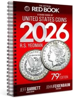 2026 Red Book, Price Guide Spiral and 2026 Blue Book, Handbook of U.S. Coins Paperback