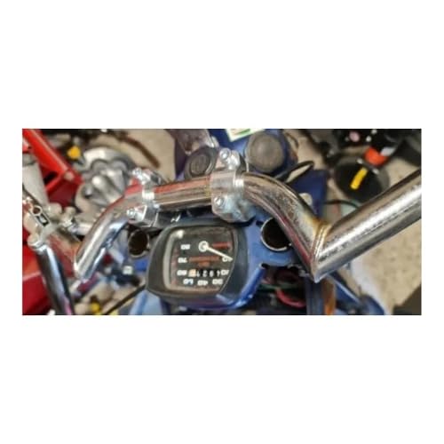 Moto riser handlebar anti-vibration et pontets robustes pour guidon 22 mm