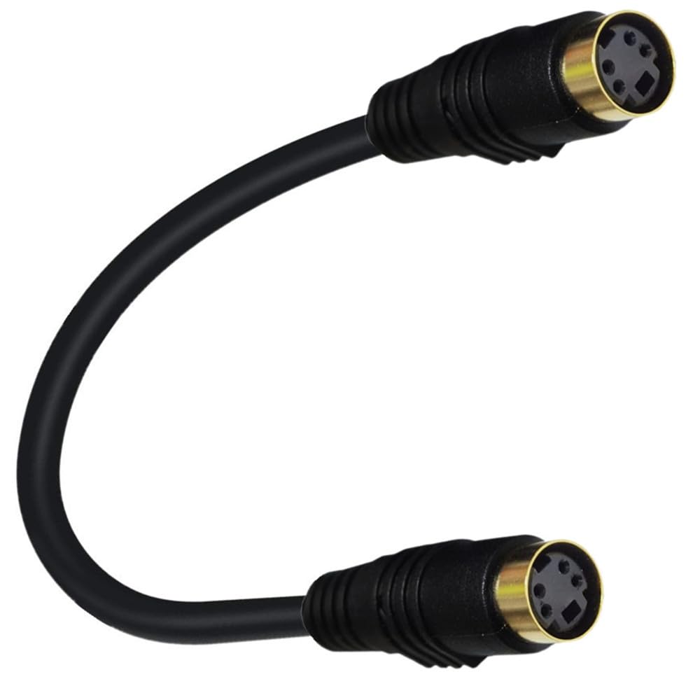 Cavo S-VHS InLine - Mini Din 4Pin Maschio, 0.5m, Blu