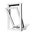 Aktion! Dachfenster Rooflite Duro 55x78 Schwingfenster aus Kunststoff mit Eindeckrahmen VKR-Gruppe wie Velux Wie du günstig Kaufen-Aktion! Dachfenster Rooflite Duro 55x78 Schwingfenster aus Kunststoff mit Eindeckrahmen VKR-Gruppe wie Velux
