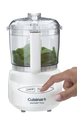 Image of Cuisinart Mini-Prep Plus Food Processor,24-Ounce Mini Food Processor to Chop Herbs,Vegetables,and Hard Cheese,24-Ounce Work Bowl,Reversible Stainless Steel Blade,DLC-2A,White,(Pack of 6)