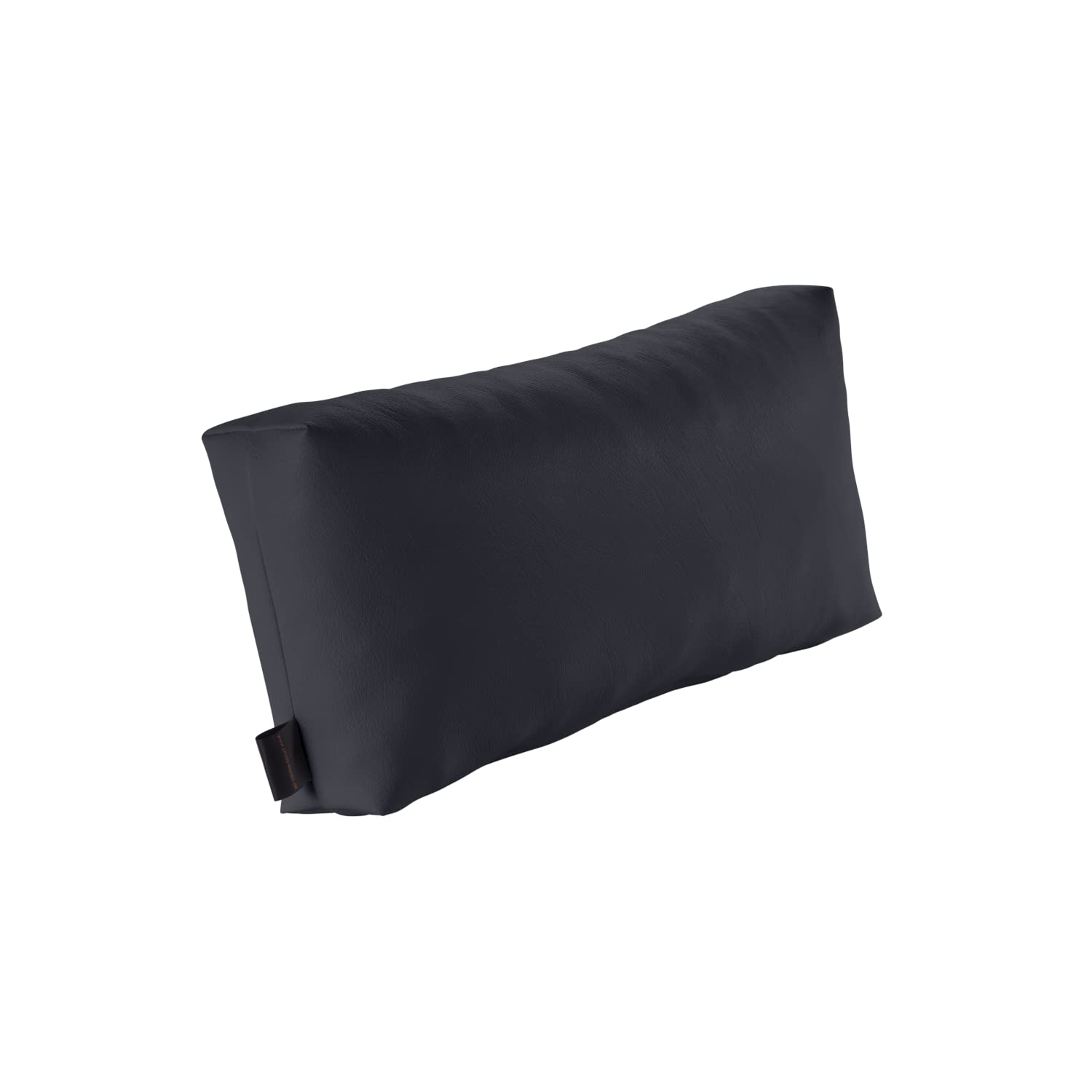 Massagekopfkissen mit Schaumstoff-Flocken, 45x20x9cm, Therapiekissen, Lagerungskissen für die Physiotherapie mit Kunstlederbezug | abwaschbar, bequem | 29 Schwarz