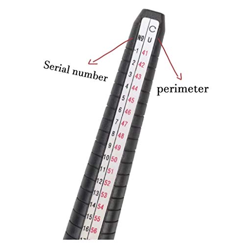 Ring Mandrel Gauge Tool US Size 2-15 with Half Size Finger Measurement Sacles Kit Ring Stick Measure Tool Finger Gauger Jeweler Sizer Mandrel Jewelers Sizers Tool