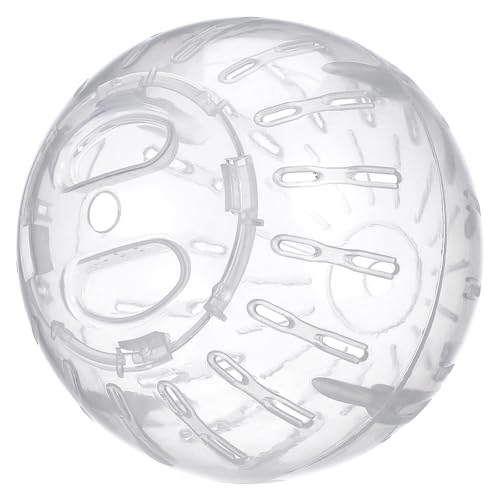 UPKOCH Balle de Course pour Hamster Nain, Boule d'exercice Transparente en Plastique, Jouet pour Petits Rongeurs en Cage, Fournitures pour Gerbilles et Rats, Exercice Quotidien