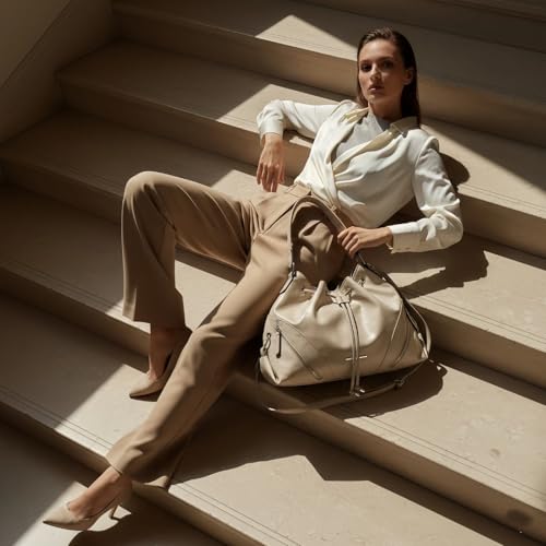 Bolso Grande Hobo para Mujer Estilo Bucket Tote miniatura 2