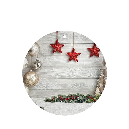 Lot de 6 désodorisants pour voiture Motif sapin de Noël et cloches