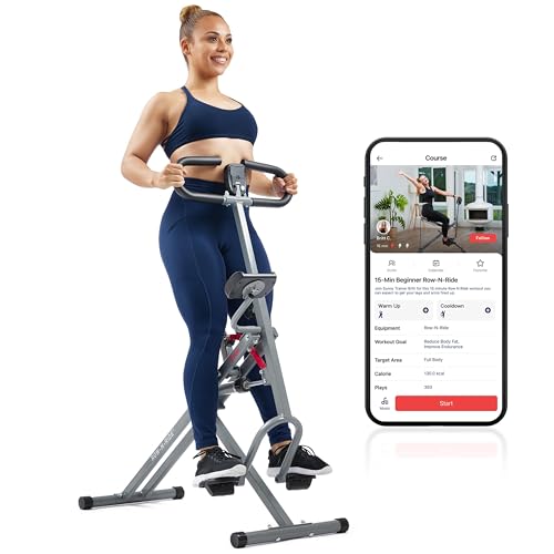 Sunny Health & Fitness Row-N-Ride® Entrenador Asistente de Sentadillas Hidráulico - SF-A023053