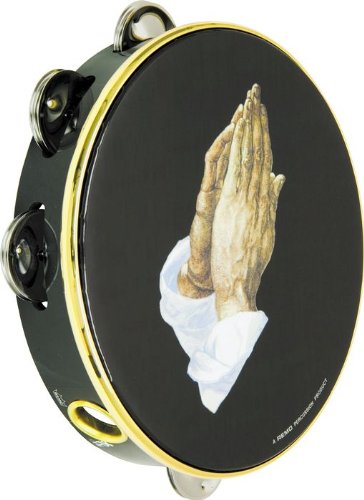 Remo Ta-9108-14 Praise Tambourine - Praying Hand, 8" #TOP22