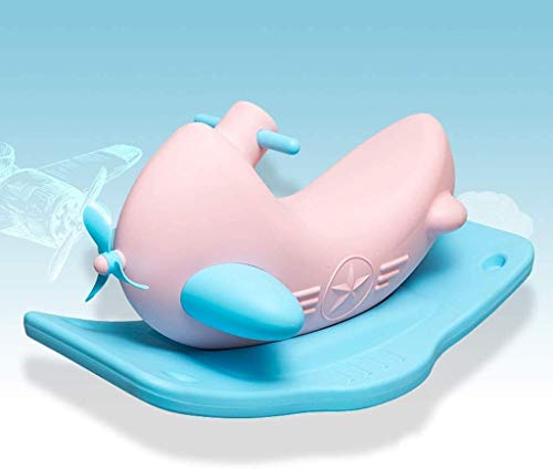 ZHANGYUEFEIFZ Schaukelpferd Plüsch Schaukeltier Pferd Rocking Horse Kreative Kinder Spielzeug Trojaner Kunststoff… – Bild 3
