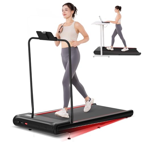 CITYSPORTS Walking Pad with 3-Level Incline Folding Treadmill
