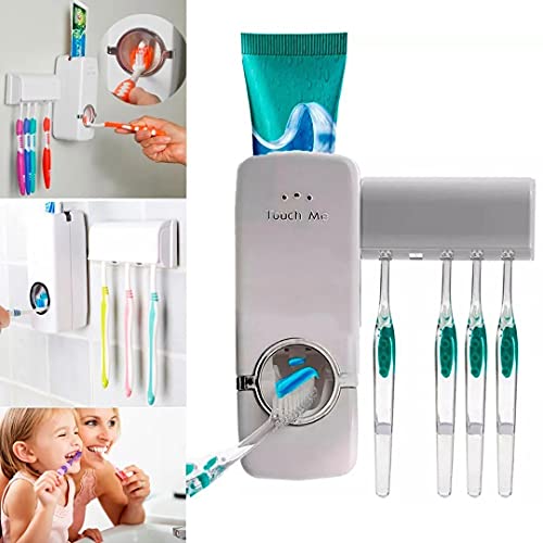 Dispenser Aplicador Creme Dental Pasta Dente Suporte Escovas
