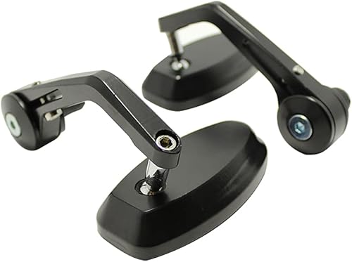 Vista 4 de DREAMIZER Espejos universales para barra de motocicleta de 7/8 pulgadas, espejo retrovisor trasero compatible con Honda Grom, Yamaha, Kawasaki