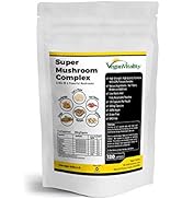 Mushroom Complex 6 Lions Mane Mushroom 120 Capsules High Strength Vegan Supplement with Lions Man...