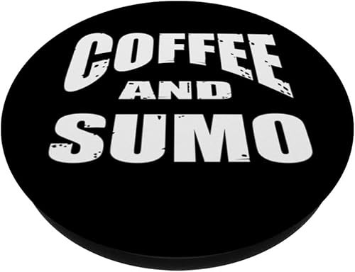 Miniatura 2 de Coffee and Sumo Instructors Design  Coffee and Sumo Lover PopSockets Swappable PopGrip