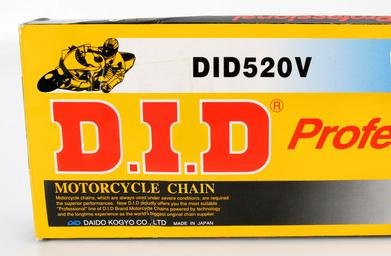 D.I.D - Catena professionale con O-Ring, 520 V, 96 maglie, lunghezza catena: 96, tipo catena: 520 D18-520V-96