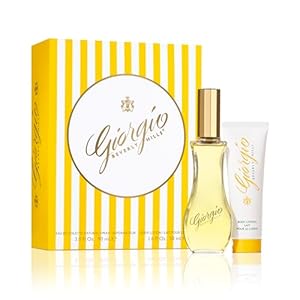 Giorgio Beverly Hills, Duo Parfum Geschenkset, Eau de Toilette voor Vrouwen (90 ml) en Body Lotion (50 ml), Bloemige, Poederachtige en Intense geur, Luxe Parfum