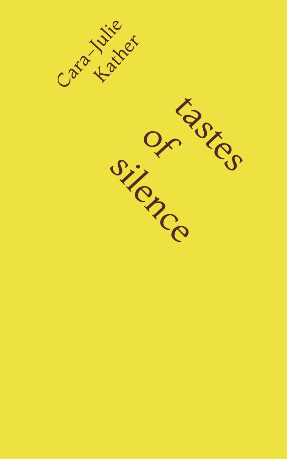 tastes of silence (Tiny Research Creations)